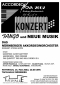 Flyer Accordeonova 2002 - Tango und neue Musik