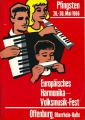 Europäisches Harmonika Volksmusik-Fest in Offenburg 1966